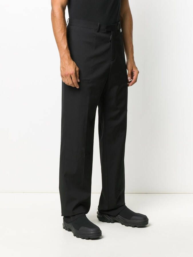 Off-White Straight pantalon Zwart