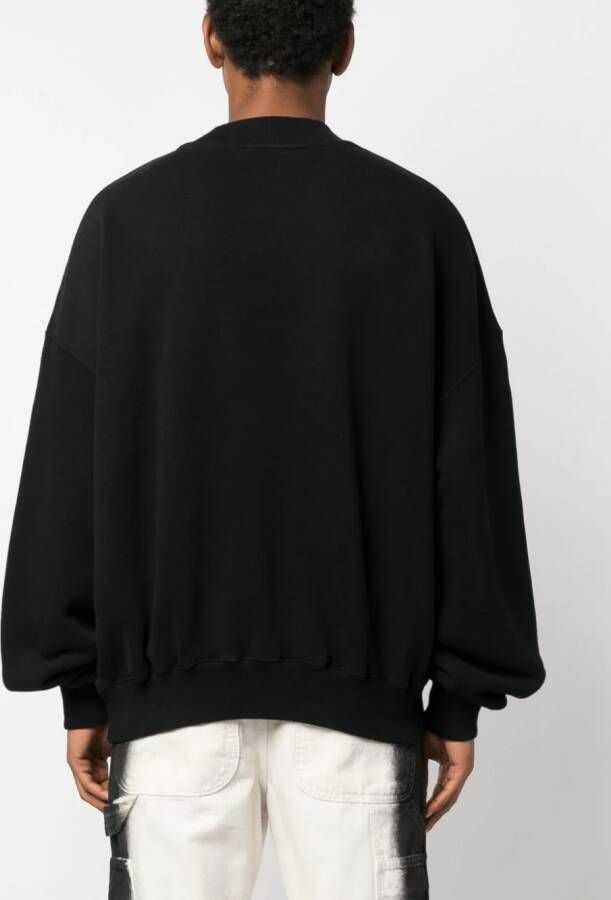 Off-White Sweater met logoprint Zwart
