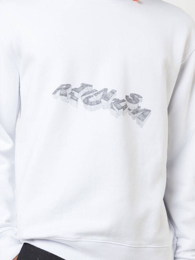 Off-White Sweater met pijlprint Wit