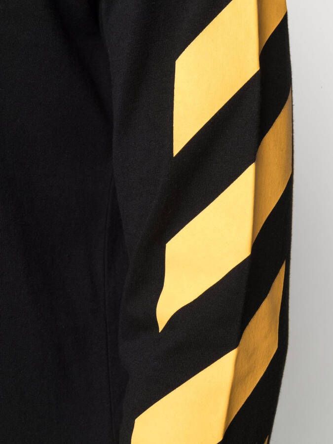 Off-White Sweater met print Zwart