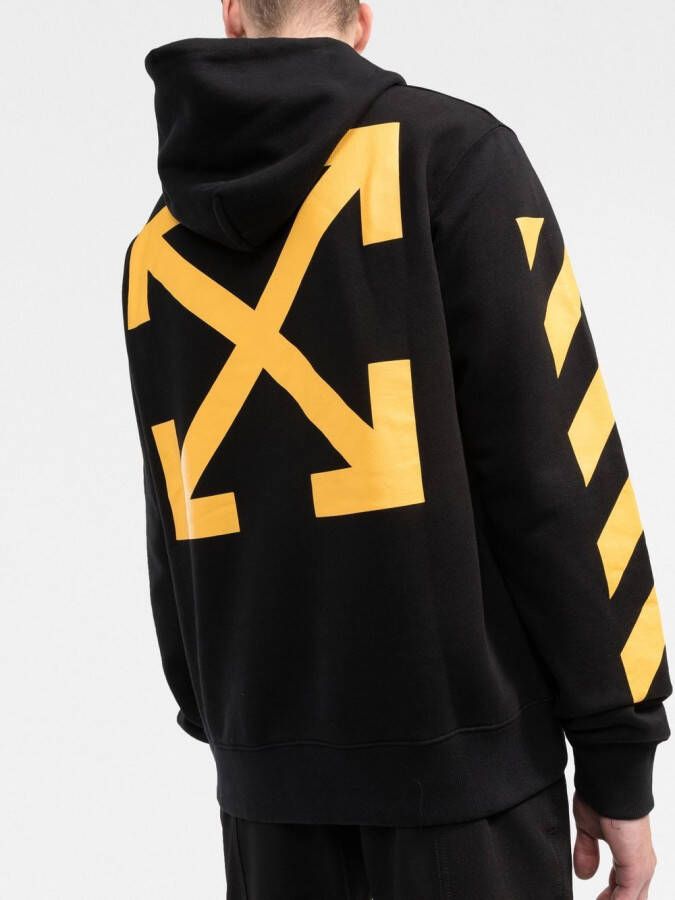 Off-White Sweater met print Zwart