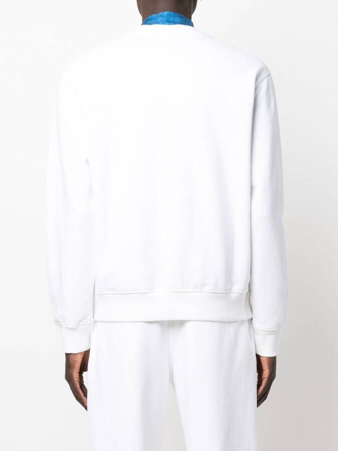 Off-White Sweater met ronde hals Wit