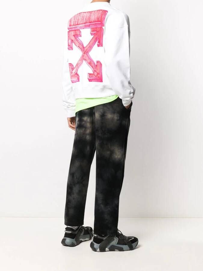 Off-White Sweater met ronde hals Wit