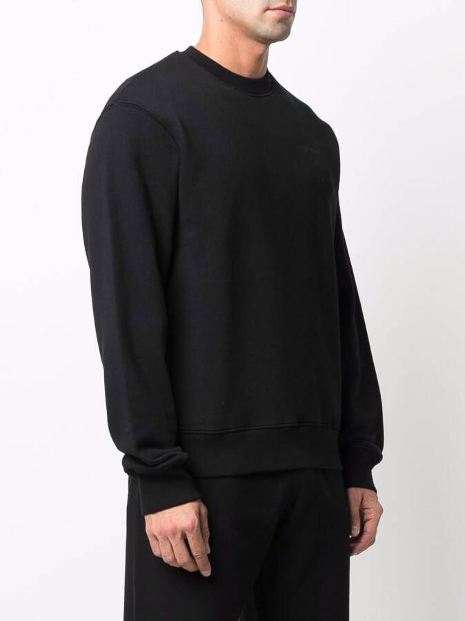 Off-White Sweater met ronde hals Zwart
