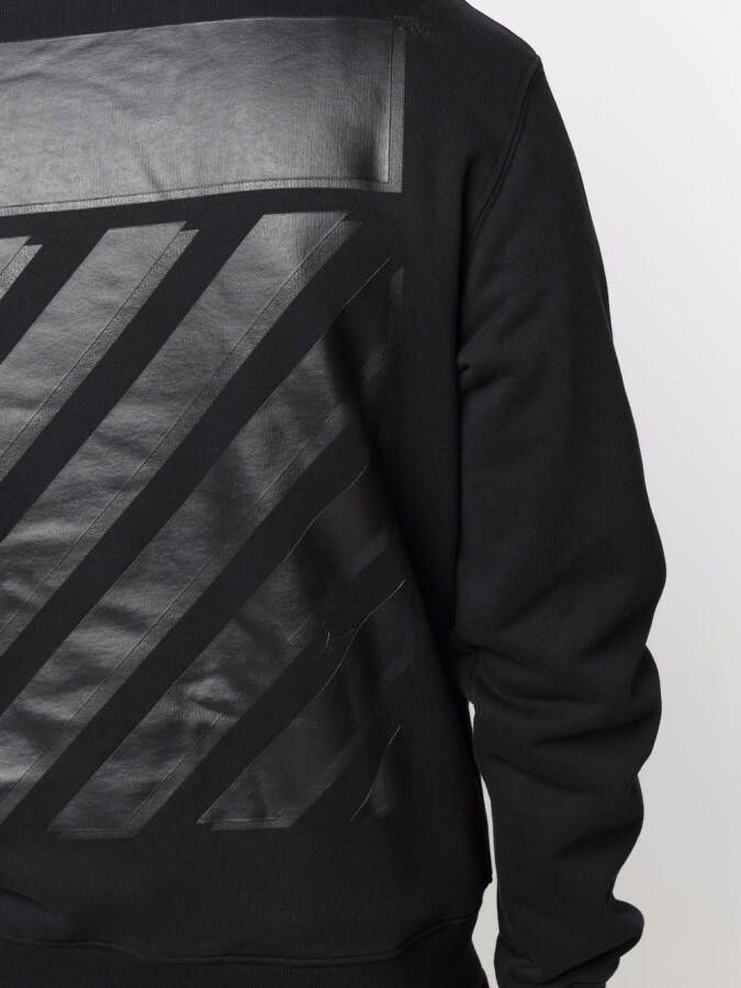 Off-White Sweater met ronde hals Zwart