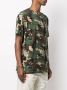 Off White Camo Print Katoenen T-shirt Green Heren - Thumbnail 3