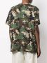 Off White Camo Print Katoenen T-shirt Green Heren - Thumbnail 4