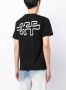 Off-White T-shirt met grafische print Zwart - Thumbnail 4