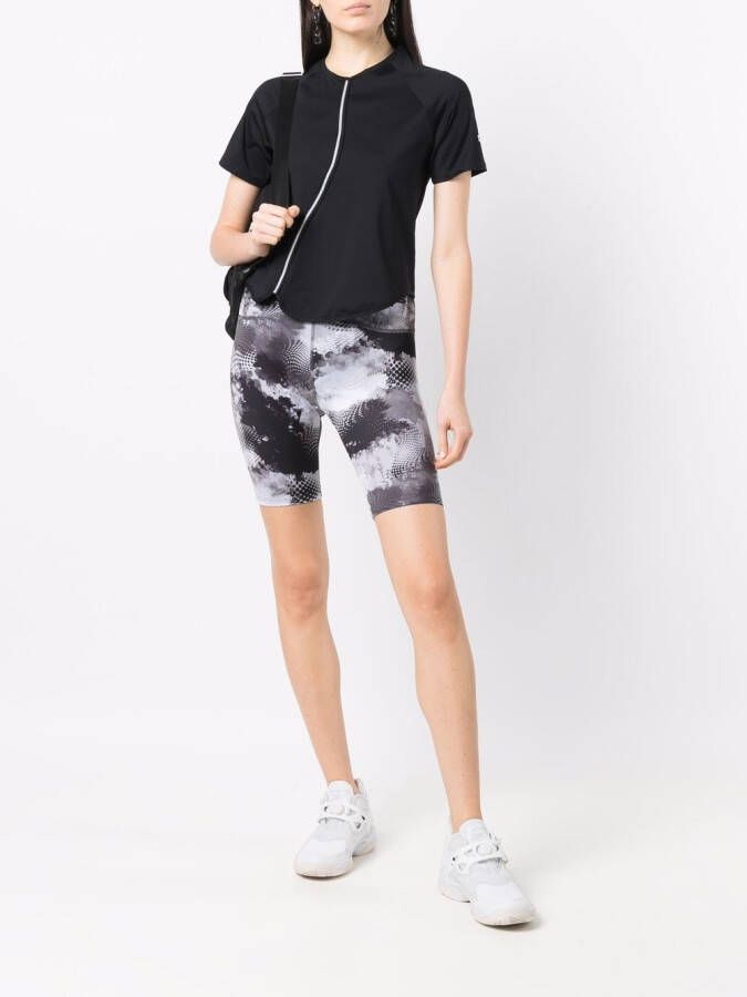 Off-White T-shirt met logo Zwart