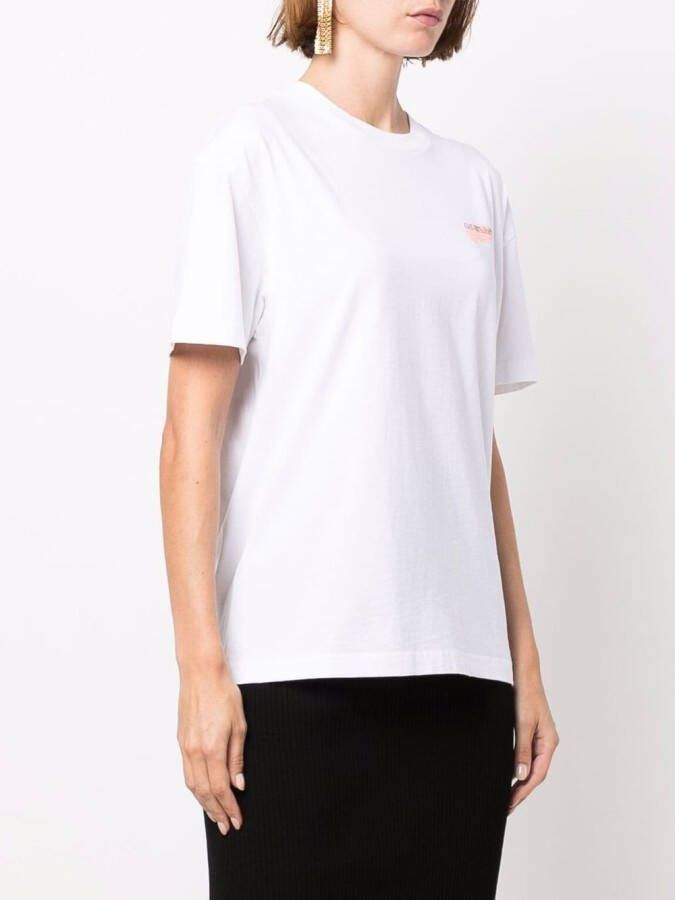 Off-White T-shirt met logoprint Wit