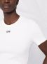 Off-White Geribbeld T-shirt met logoprint Wit - Thumbnail 3