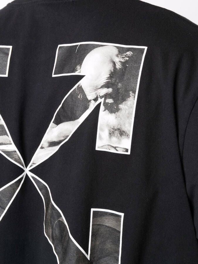 Off-White T-shirt met print Zwart - Foto 9