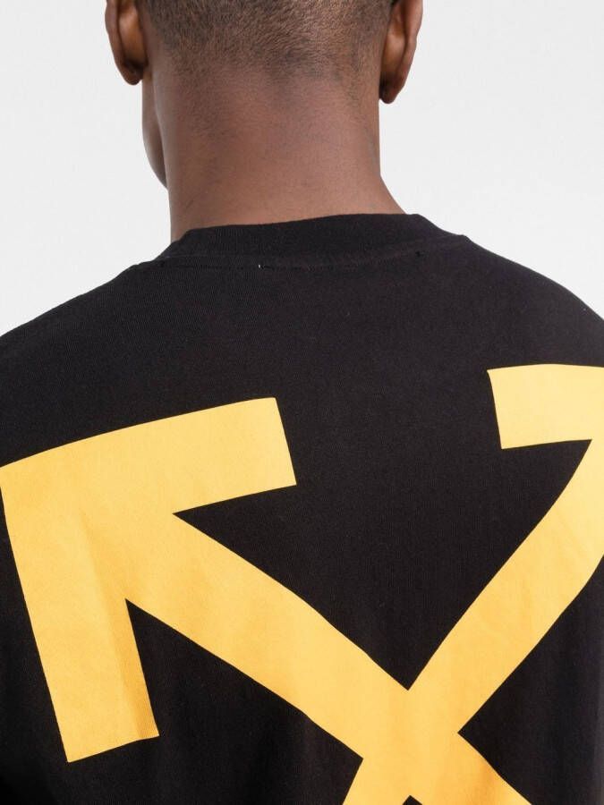Off-White T-shirt met print BLACK WHITE