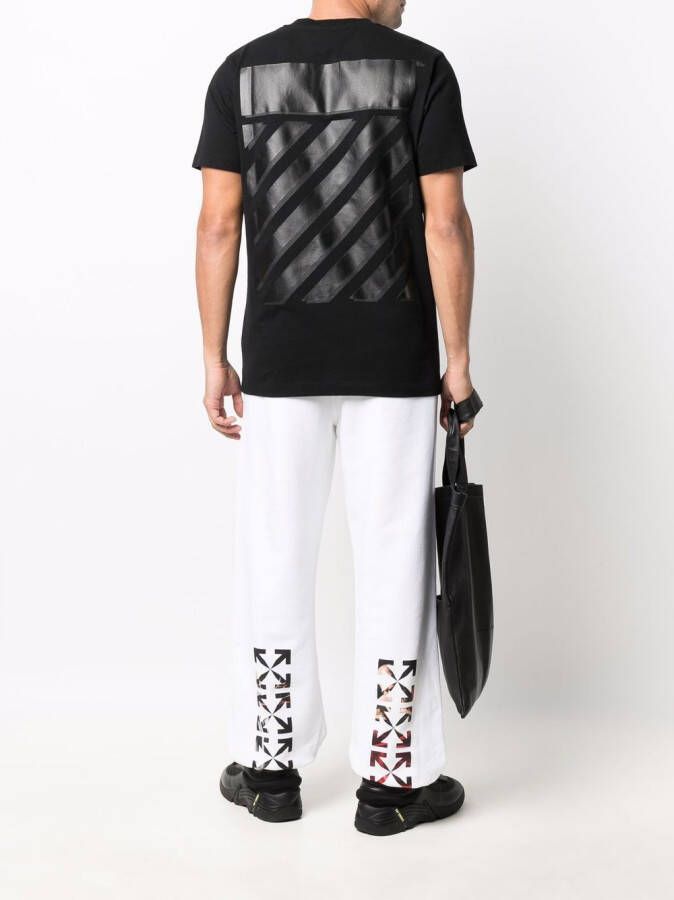 Off-White T-shirt met print Zwart