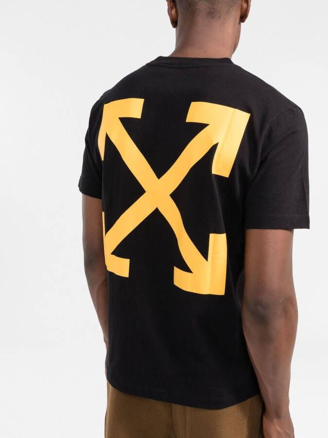 Off-White T-shirt met print Zwart