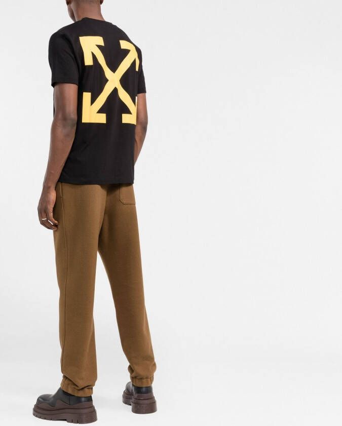 Off-White T-shirt met print Zwart