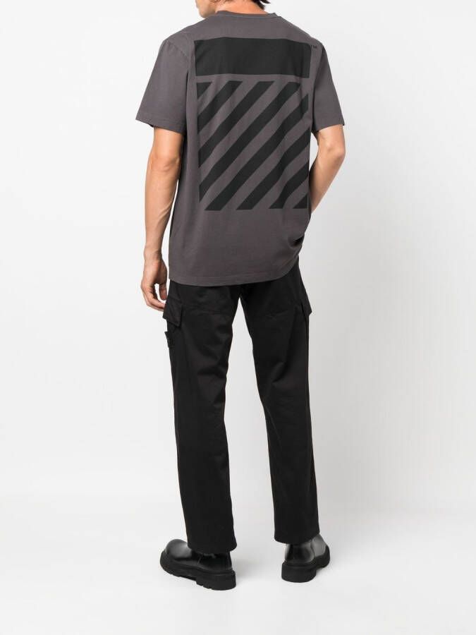 Off-White T-shirt met print Zwart