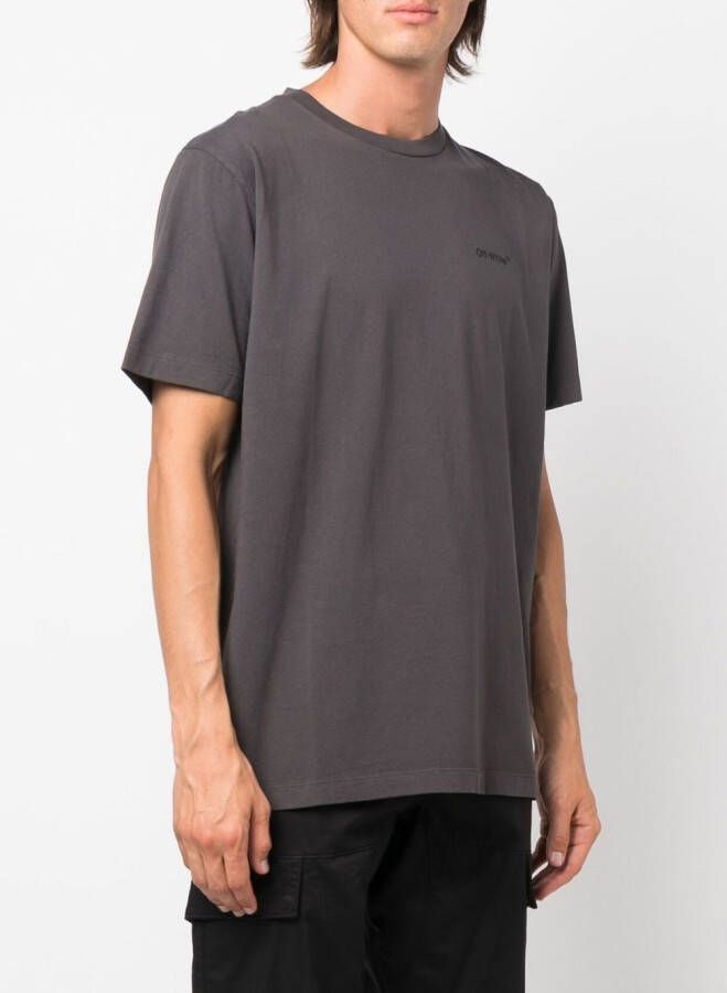 Off-White T-shirt met print Zwart