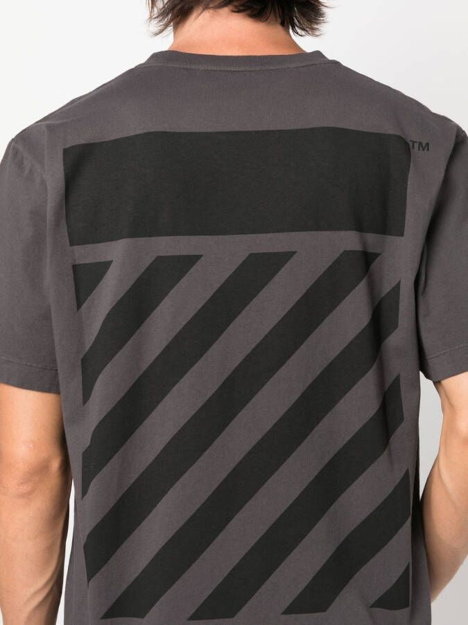 Off-White T-shirt met print Zwart
