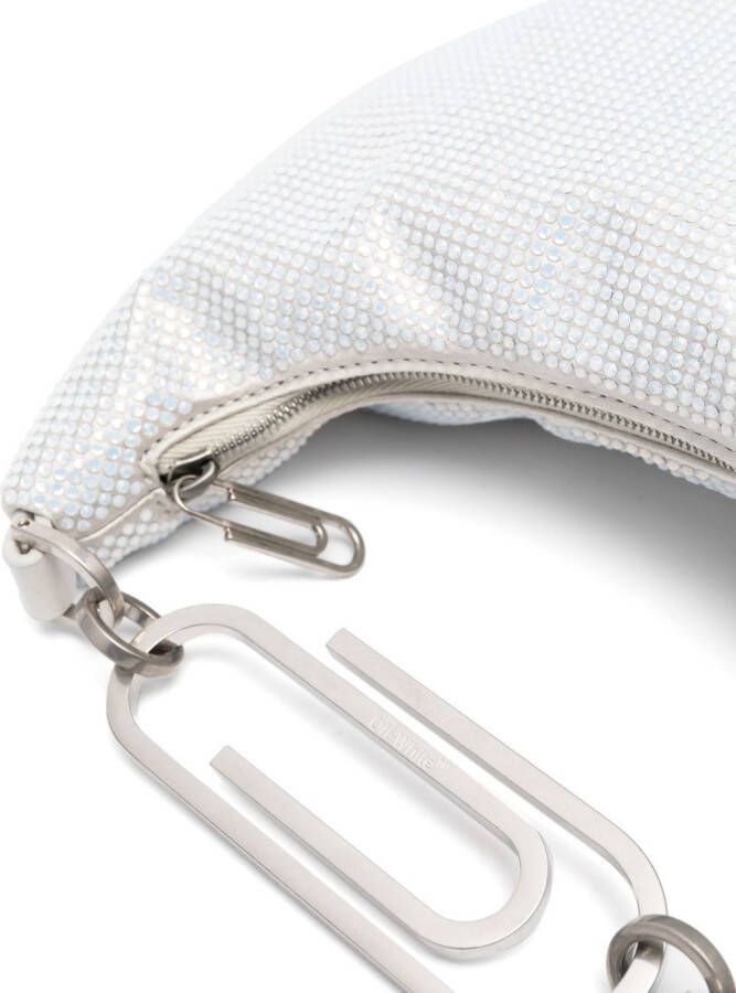 Off-White Tas met pailletten Grijs