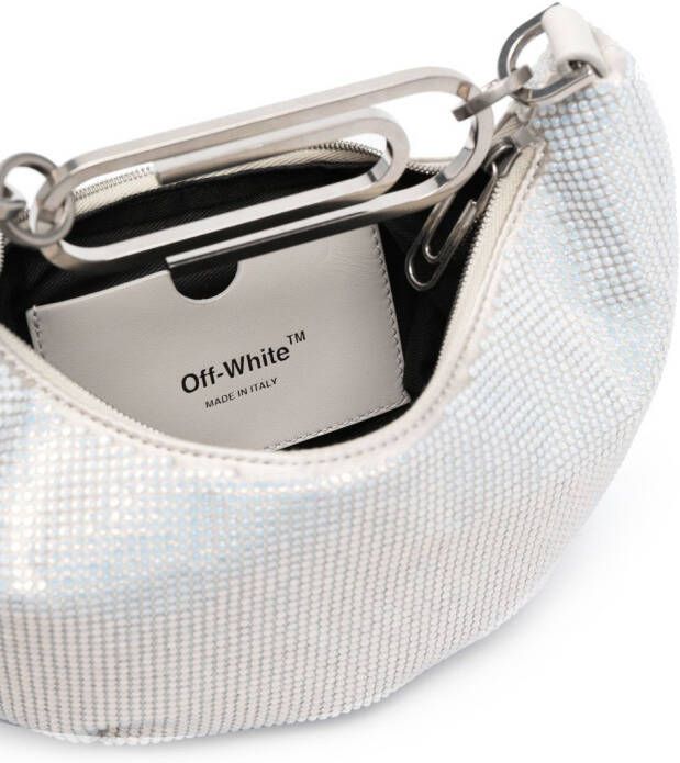 Off-White Tas met pailletten Grijs