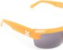Off-White Toledo zonnebril met rechthoekig montuur Oranje - Thumbnail 3