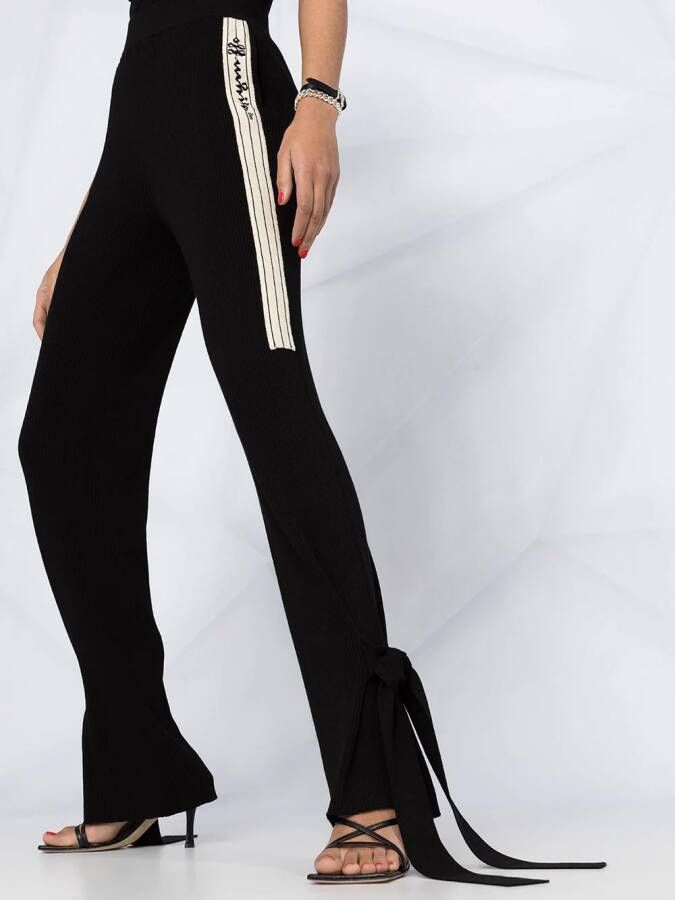 Off-White Trainingsbroek met streepdetail Zwart