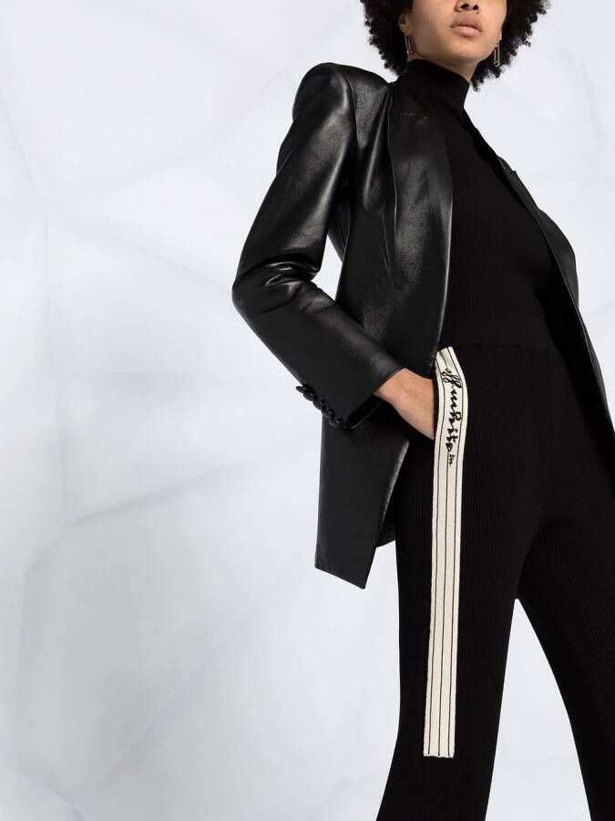 Off-White Trainingsbroek met streepdetail Zwart
