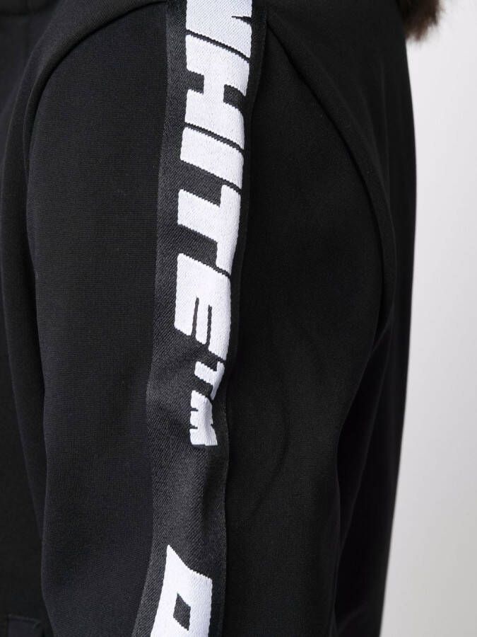 Off-White Trainingsjack met logoband Zwart