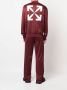 Off-White Trainingsjack met pijlprint Rood - Thumbnail 2