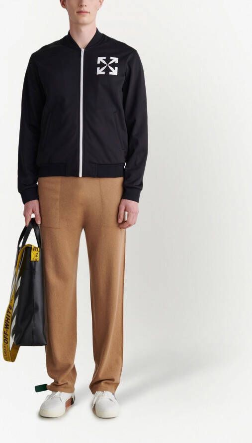Off-White Trainingsjack Zwart
