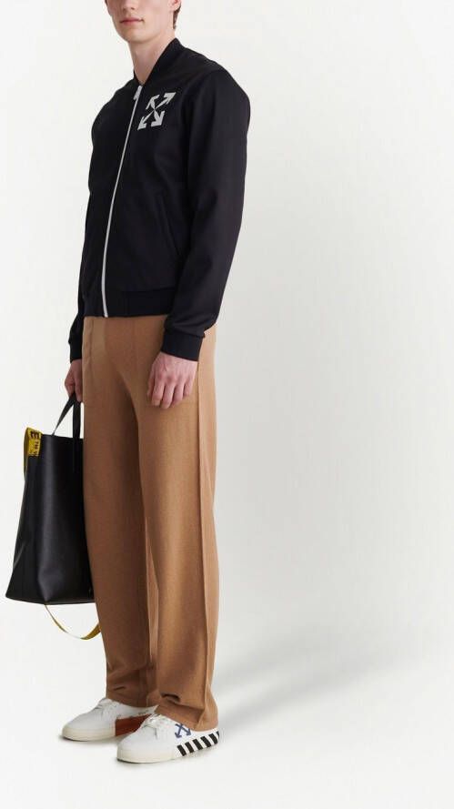 Off-White Trainingsjack Zwart