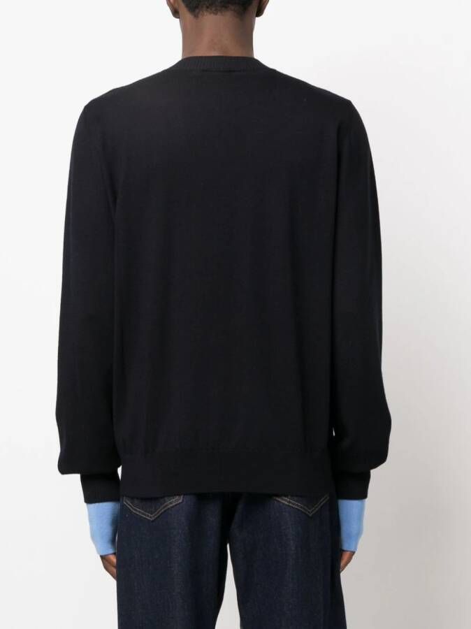 Off-White Trui met ronde hals Blauw