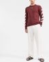 Off-White Trui met ronde hals Rood - Thumbnail 2