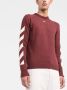 Off-White Trui met ronde hals Rood - Thumbnail 3