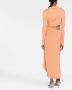 Off-White Uitgesneden jurk Oranje - Thumbnail 4