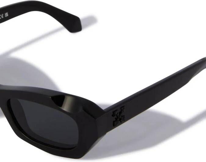 Off-White Eyewear Venezia uitgesneden zonnebril Zwart