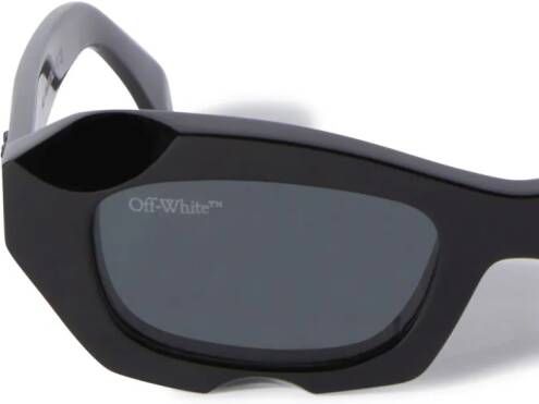 Off-White Eyewear Venezia uitgesneden zonnebril Zwart