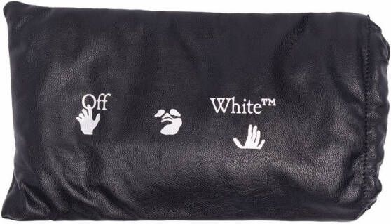 Off-White Eyewear Virgil zonnebril met rechthoekig montuur Zwart