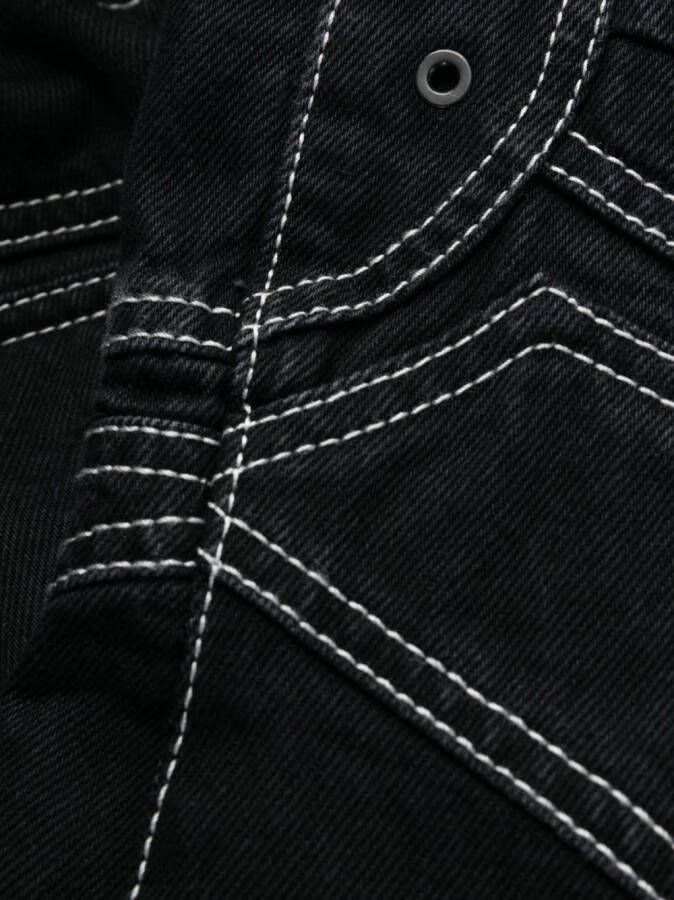 Off-White Jeans met wijde pijpen Zwart