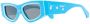 Off-White Zonnebril met logoprint Blauw - Thumbnail 2