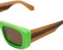 Off-White Eyewear Zonnebril met logoprint Bruin - Thumbnail 2