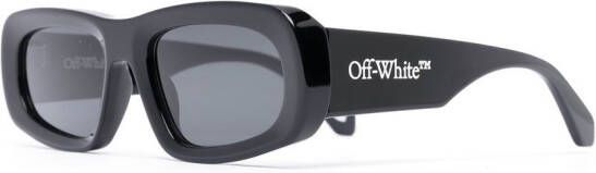 Off-White Eyewear Zonnebril met logoprint Zwart