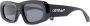 Off-White Eyewear Zonnebril met logoprint Zwart - Thumbnail 2
