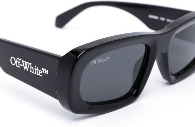 Off-White Eyewear Zonnebril met logoprint Zwart