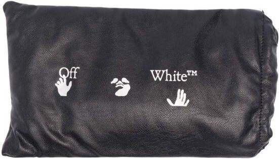 Off-White Eyewear Zonnebril met logoprint Zwart