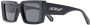 Off-White Eyewear Zonnebril met rechthoekig montuur Zwart - Thumbnail 2