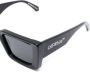 Off-White Eyewear Zonnebril met rechthoekig montuur Zwart - Thumbnail 3