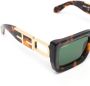 Off-White Eyewear Zonnebril met schildpadschild design Bruin - Thumbnail 3
