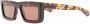 Off-White Eyewear Zonnebril met vierkant montuur Bruin - Thumbnail 2